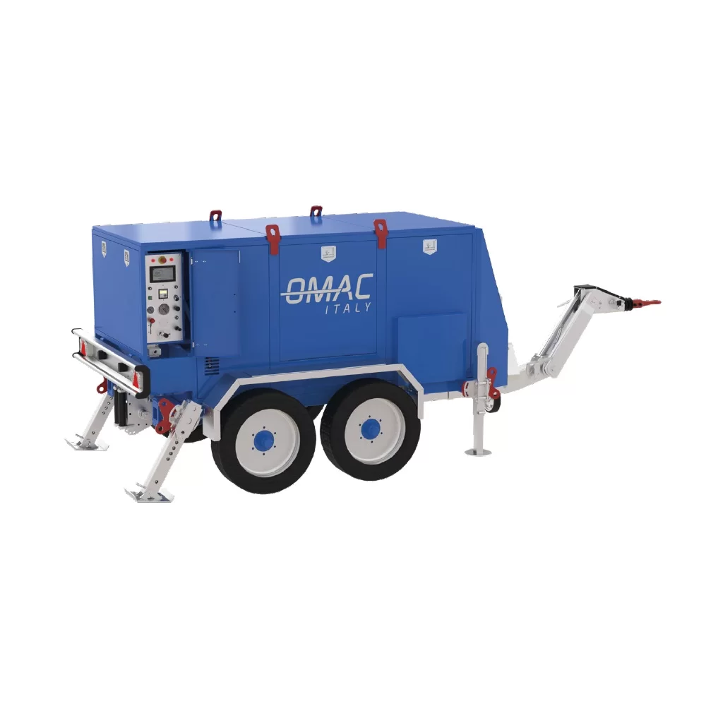 Wciagarka-kablowa-UP100-OMAC-ITALY-kabelziehwinde-100-kn-10-ton-cable-puller